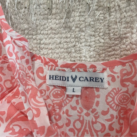 Heidi Carey Coral Filigree Slip Nightgown Dress - Picture 6 of 11